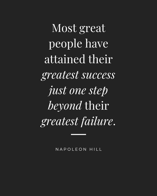 One Step Beyond Failure: Fashion, Faith & The Power of Persistence