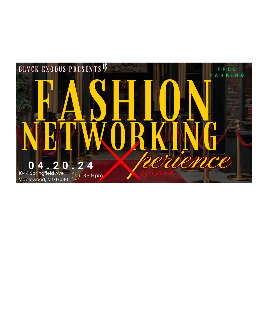 Fashion Networking Experience Maplewood New Jersey April 20th 2024