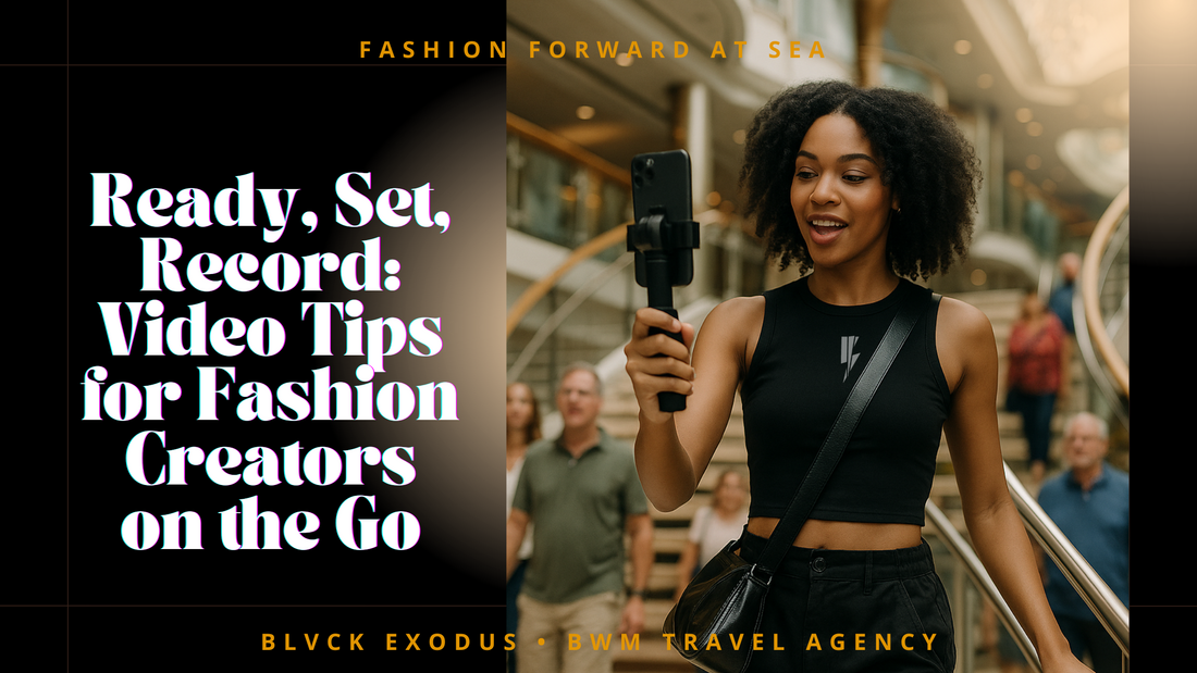 Ready, Set, Record: Video Tips for Fashion Creators on the Go